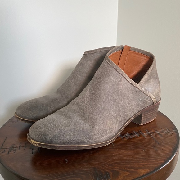 Lucky Brand Leather Heeled Brekke Ankle Boots - 11 - Picture 2 of 7